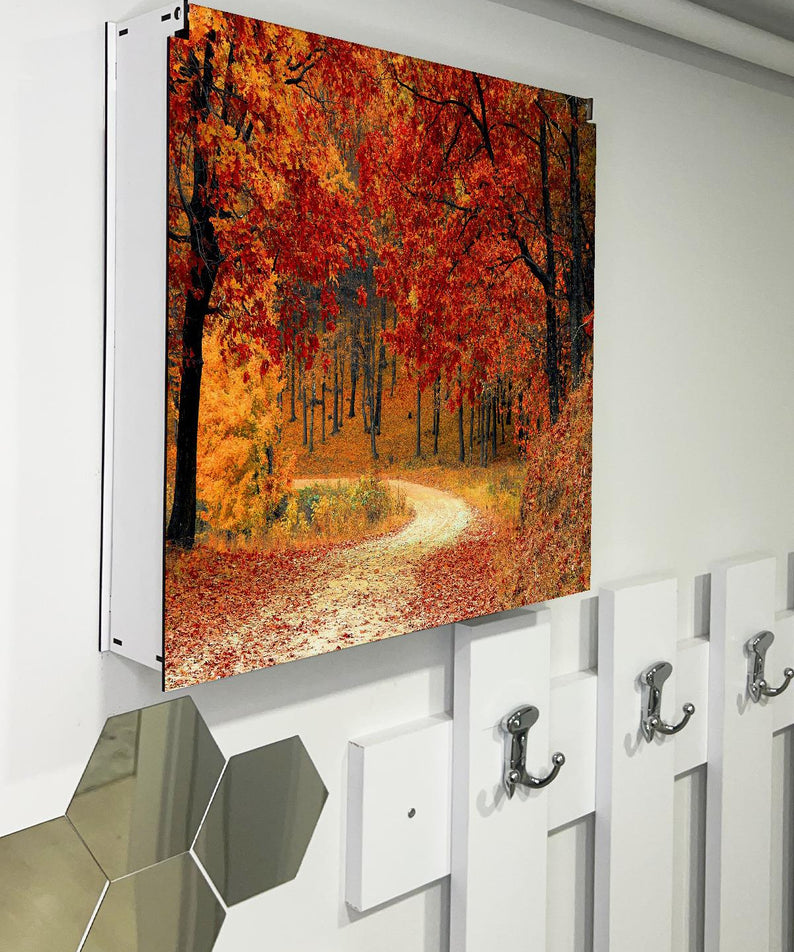 SİGORTA SAKLAMA KUTUSU AYNI ZAMANDA MANZARALI TABLOLAR 43X43 CM