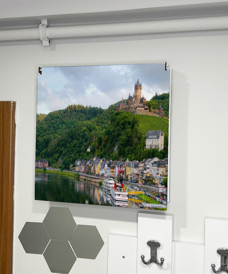 SİGORTA SAKLAMA KUTUSU AYNI MANZARALI TABLOLAR 43X43 CM