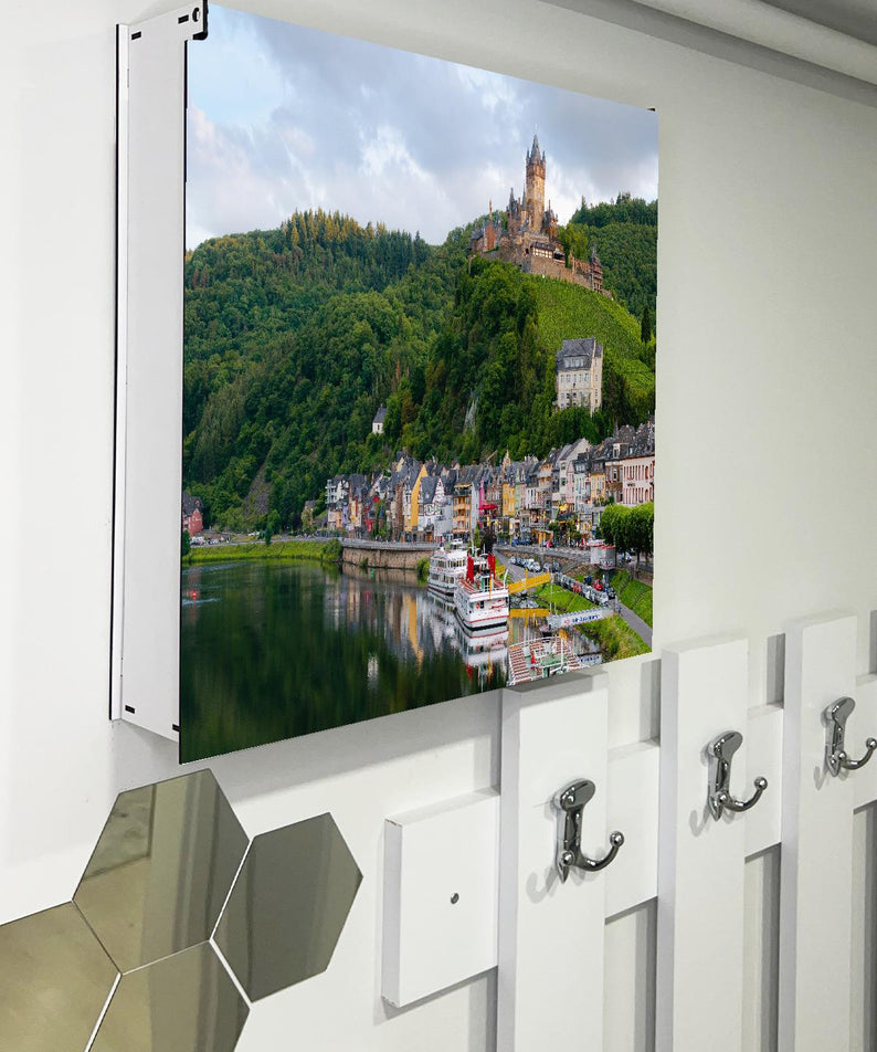 SİGORTA SAKLAMA KUTUSU AYNI MANZARALI TABLOLAR 43X43 CM