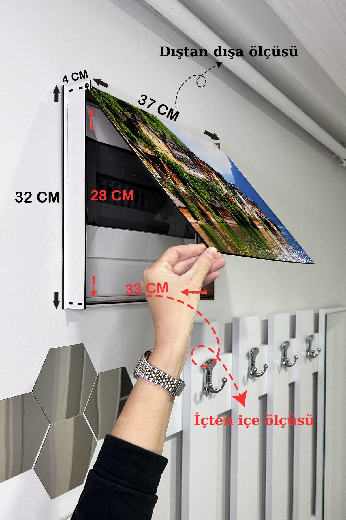 Sigorta Saklama Kutusu Aynı Zamanda Manzaralı Tablolar