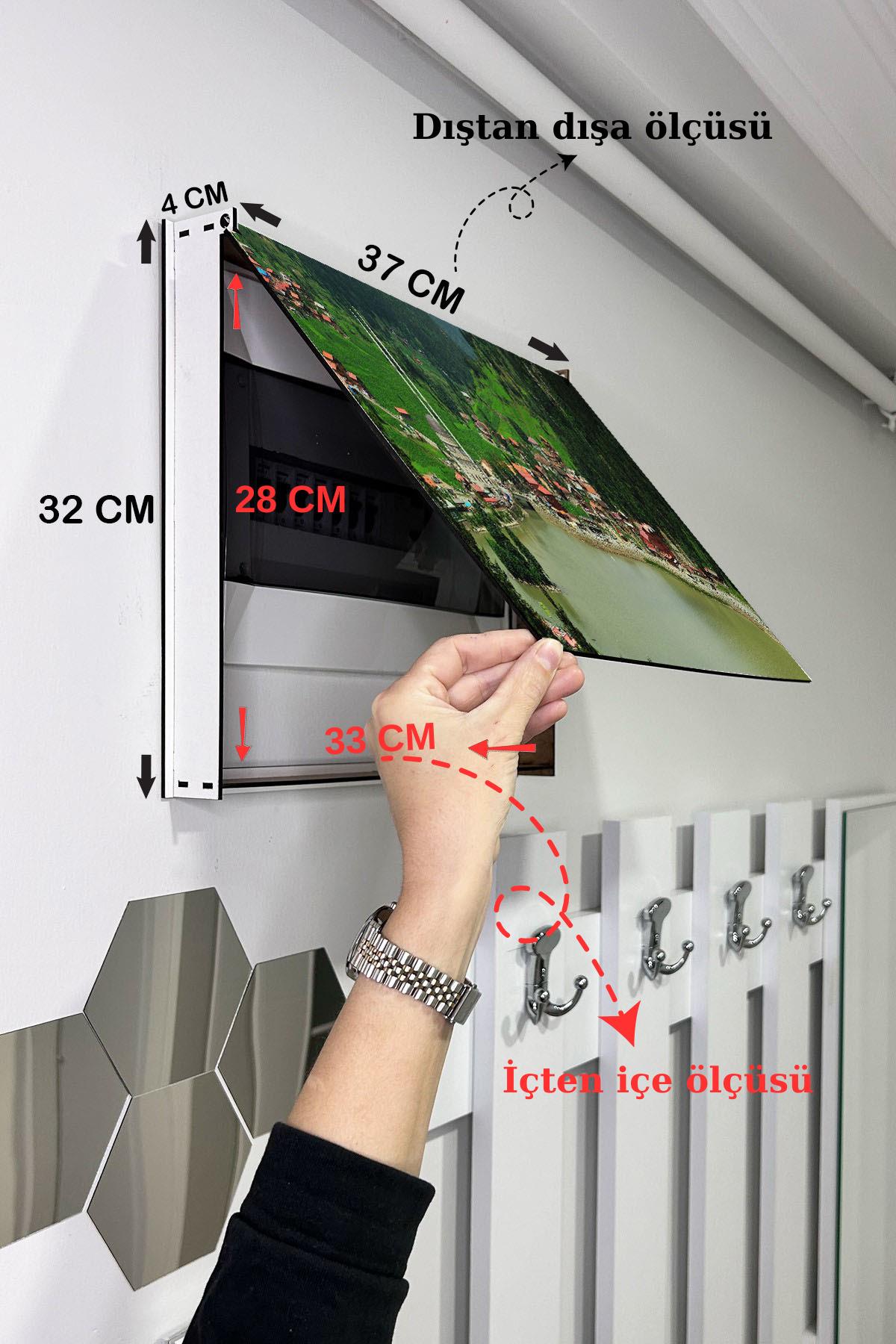 Sigorta Saklama Kutusu Aynı Zamanda Manzaralı Tablolar