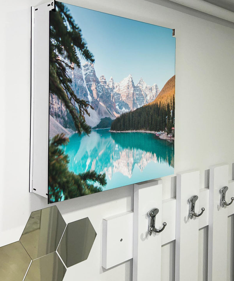 SİGORTA SAKLAMA KUTUSU AYNI ZAMANDA MANZARALI TABLOLAR 43X43 CM