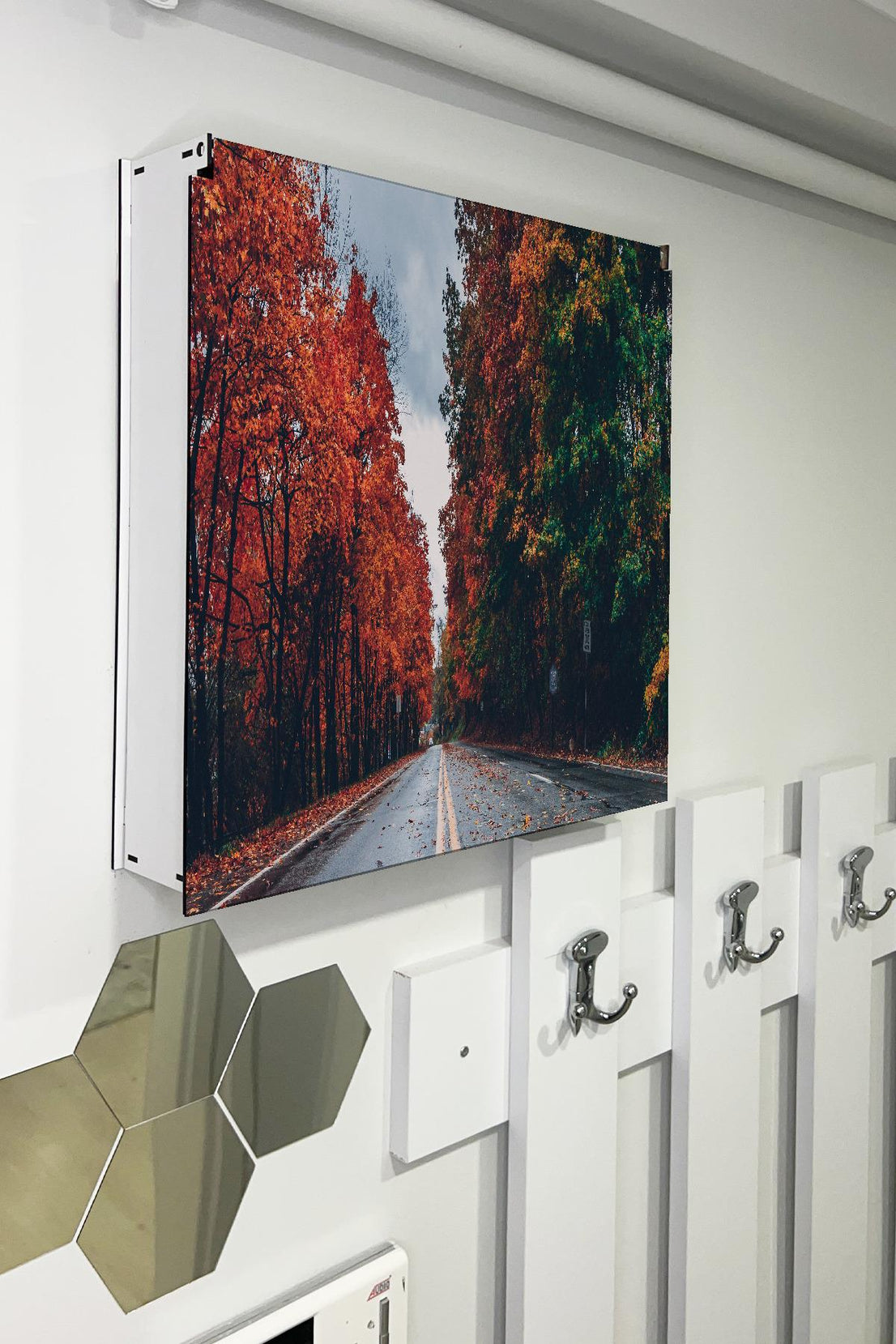 SİGORTA SAKLAMA KUTUSU AYNI ZAMANDA MANZARALI TABLOLAR 43X43 CM