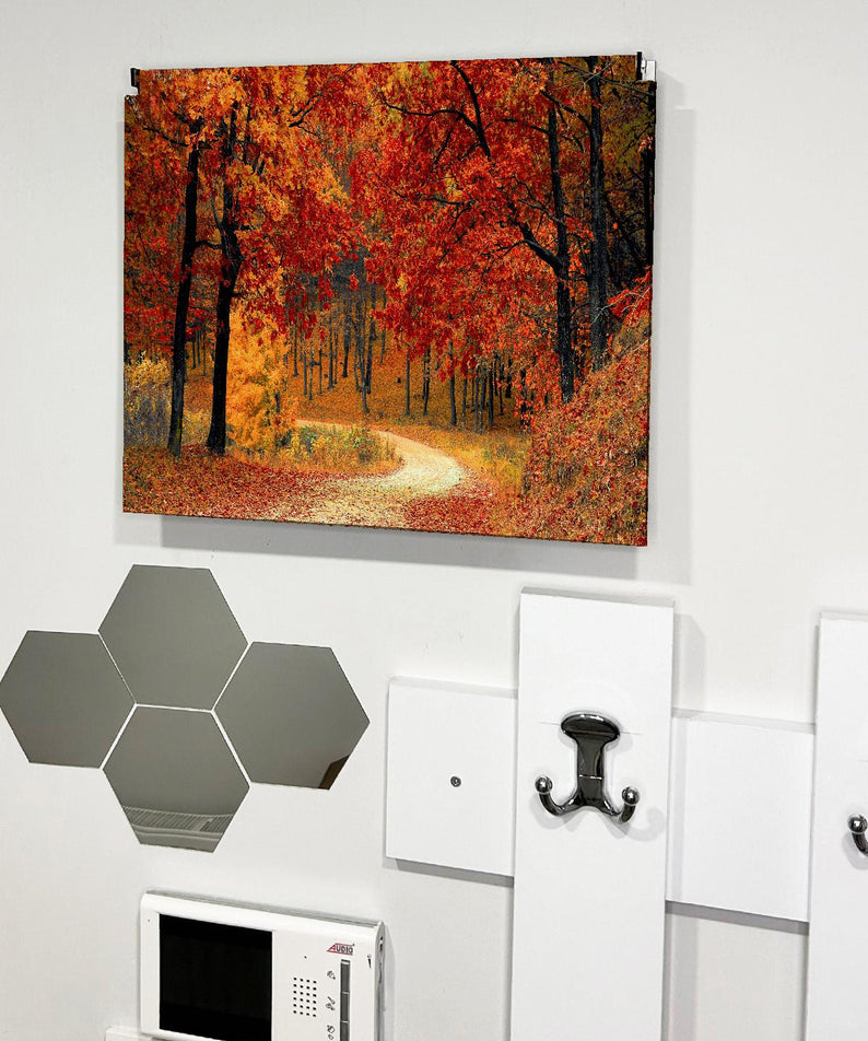 Sigorta Saklama Kutusu Aynı Zamanda Sonbahar Manzaralı Tablo